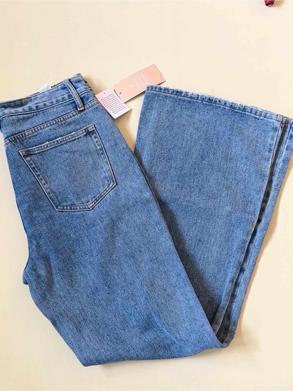 Wide leg denim jeans NWT